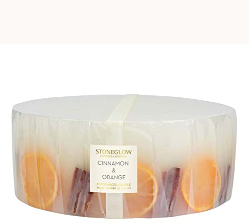 Seasonal Collection Duftkerze, Zimt & Orange, 5-Docht-Säule