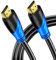 Rommisie Cavo HDMI 4K/60HZ 5m (HDMI 2.0, 18 Gbps) Connettori Placcati Oro Ad Alta Velocità, Ethernet Audio Return, Compatibile 3D Con Laptop PS3 PC HDTV Proiettore