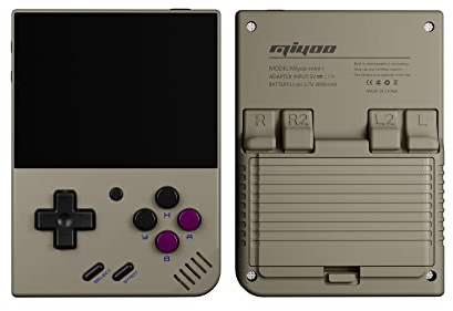 Miyoo Mini Plus Grigio - 64Gb - Retro console - Incl 15000 giochi