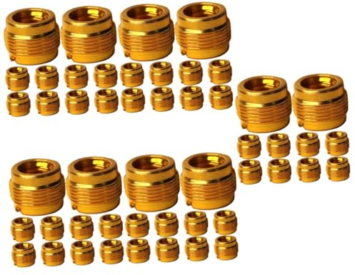 Toyvian 50 Stück Mikrofonadapter Mikrofon-gewindeadapter Adapter Für Mikrofonständer Low-profile-mikrofonarm Sm7b Halterung Für Mikrofonständer Schrauben Verbinder Aluminium
