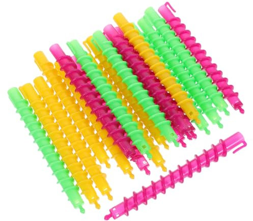 Ipetboom 100stücke Teiliges Spiral Dauerwellen Aus Abs Große Lockenwickler Für Lange Haare Wiederverwendbare Styling Haarschrauben Geeignet Für Frauensalon Und Heimgebrauch
