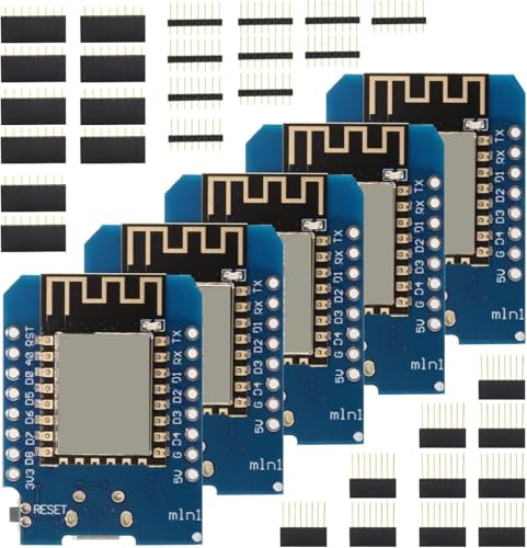 Binghe D1 Mini NodeMcu ESP8266 Entwicklungsplatine - 5 Stück D1 Mini WiFi-Basiertes Wireless Board für Ard-uino