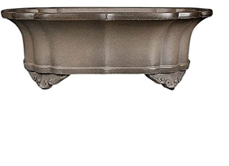 EINES Outdoor Indoor Garten Pflanztöpfe Großer Lila Sand Blumentopf Großer Durchmesser Pflanztopf Balkon Hof Veranda Dekorativer Blumentopf mit Drainagelöchern Blumentöpfe mit Drainagelöchern