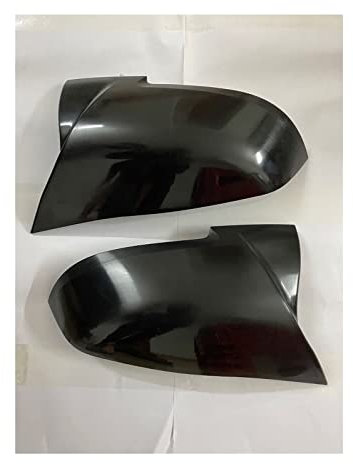 Spiegelkappen Seitenspiegelabdeckung F20 F21 F22 F23 F30 F32 F36 X1 E84 F87 M2 Carbon Style Autozubehör Für 1 2 3 4 XM-Serie Rückansicht Außenspiegelkappe(Schwarz)