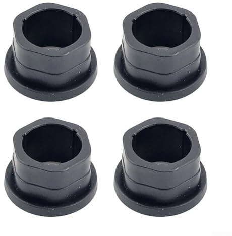 Boccola flangia esagonale di ricambio 741-0245 boccola flangiata, confezione da 4 per Troy-Bilt per ponte falciatrice artigianale, compatibile con 941-0245 748-0245, montaggio diretto (4 pezzi)