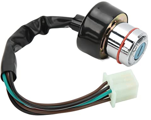 Cocoarm Interruttore di Accensione in Ferro ABS Interruttore a Chiave di Accensione 9 Fori 6 Fili 3 Posizioni OFF ON OROLOGIO per Kazuma Falcon ATV Quad Go Kart Dirt Pit Bike