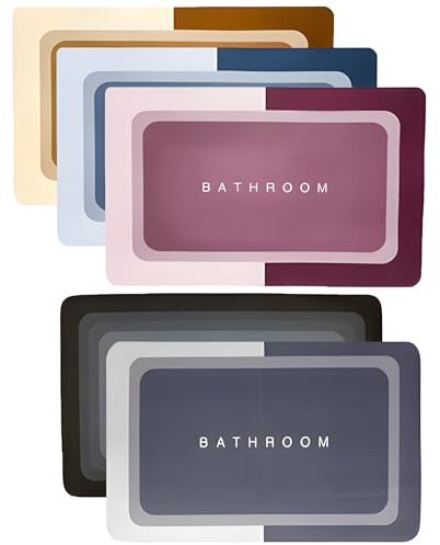 Tappeto da Bagno Assorbente Antiscivolo per Doccia e Vasca 80x50 cm Tappeto Doccia Tappeto Vasca da Bagno Tappeto vasca idromassaggio