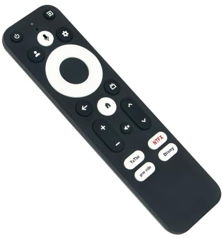 Telecomando vocale sostituito Adatto per Strong SRT41 4K UHD TV Stick | Leap-S3 Ultimate 4K UHD TV Streaming Box