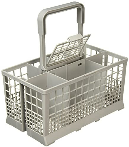 Paxanpax PLD001 Cutlery Basket Fits brands: BHS Group, Neff, Siemens, Gaggenau Dishwasher, Grey, 24 x 13.5 x 12.5 cm