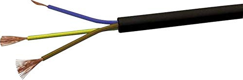 VOKA KABELWERK Mantelleitung H05VVF3X15 100m H03VV-F 3x1.50 mm² schwarz