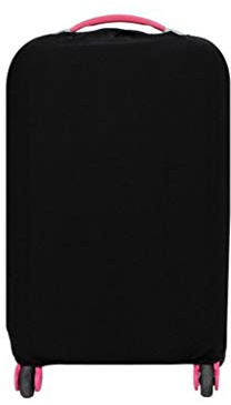 byou Gepäckhülle, elastisch, wasserdicht, staubdicht, für Koffer, 55,8-50,8 cm, Schwarz, L(26-30inch), Modern
