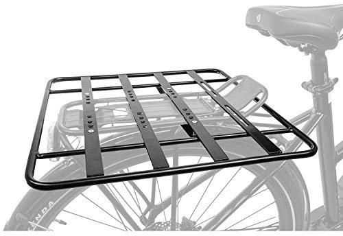 Fahrrad Gepäckträgerplatte, 40 x 40 cm, passend für alle gängigen Fahrrad-Gepäckträger, RACKY BASEPLATE von M-WAVE