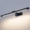 TYhogar LED Spiegelleuchte Bad Spiegel Lampe 60cm 12W 270° drehbar Badleuchte 3000K/4500K/6000K 3 Farbtemperatur Einstellungen IP44 Schminklicht Spiegellampen für das Badezimmer