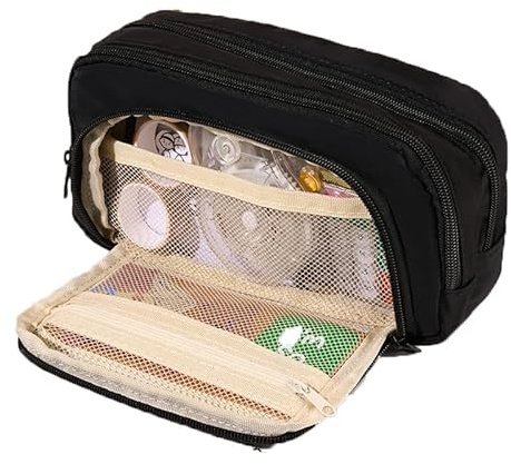 JOIMAR Federmäppchen Federtaschen Mäppchen Große Kapazität mit Reißverschluss Langlebig Leinwand Geeignet Für Schulbüro Studenten Erwachsenen Aufbewahrungsbox Schreibwaren Kosmetiktasche viel Platz