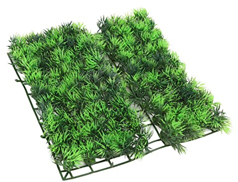 Artificial Aquarium Grass Mat, Realistic Water Plant Lawn for Fish Tank, Easy-Clean Landscape Decoration for Freshwater & Saltwater Tanks, Betta Fish, Shrimp, and Aquascaping Enthusiasts