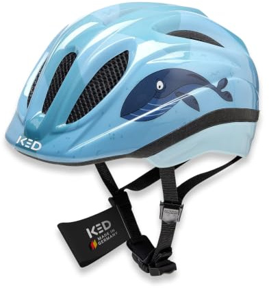 KED Meggy II Trend Fahrradhelm Für Kinder – Made In Germany, LED Rücklicht, MaxShell Technologie Und Präzise Größenverstellung