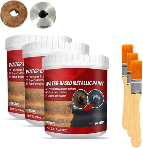 EXQST Rostentfernungs-Konvertierungsmittel, Metallbeschichtung, wasserbasiertes Metall-Rostentfernungsmittel, multifunktionales universelles Rostentfernungs-Konvertierungsmittel-Gel