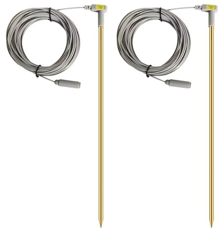 Brass Grounding Rod with 40ft Wire,Earthing Rod Great to Use with Grounding Mat,Pillowcase,Pad (Brass Grounding Rod Kit(Set of 2))