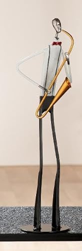 GILDE Figur Musiker Jazzband Saxophon H 41cm