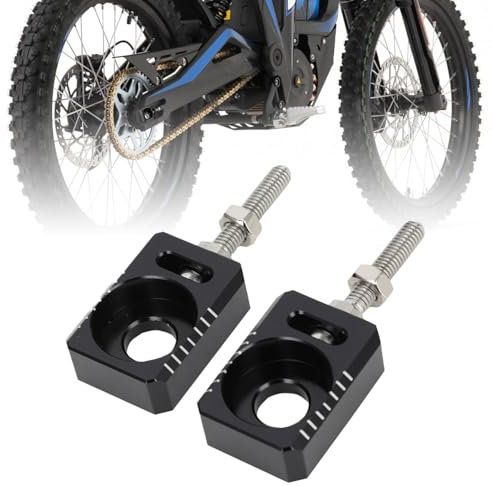 Tendeur de Chaîne d'Essieu Arrière Moto CNC pour Talaria Sting MX3 MX4 Noir | Réglage de Chaîne, CNC, Position Arrière, Moto Tout-Terrain, pour Talaria Sting MX3 MX4 XXX 3X