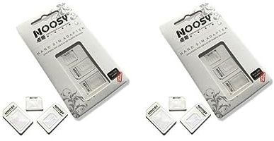 2 set Micro Standardadapter Nano Sim-kort till adapteromvandlare