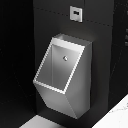 Urinoir Mural Automatique Intelligent, Urinoirs En Acier Inox Pour Toilettes Publiques Pour Hommes, Adapté Aux Centres Commerciaux, Aux Prisons Et Aux écoles(Silver)