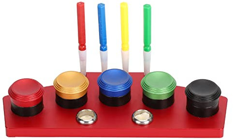 Uhrenöler-Set, Uhrenöler aus Metall, Uhrenöl-Tauchwerkzeug, Uhrmacher-Ölbecher, Becherwerkzeuge, Schalenset, Reparaturtablett, Ständerhalter, Uhrenölerschale, Uhrenreparaturzubehör für Uhrmacher (Öl