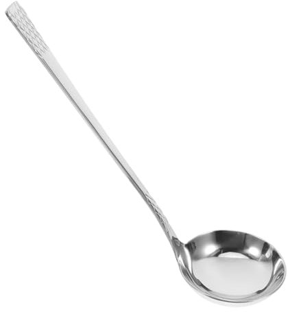TOPPERFUN Edelstahl Kochlöffel Suppenlöffel Mit Entenschnabel Ausgießer Verdickt Vielseitiger Küchenhelfer Zum Kochen Und Servieren Von Saucen Und Eintöpfen