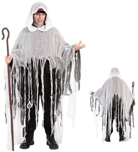 Halloween aus dem Zauberhaus - Kapuzen der mittelalterlichen Renaissance, Cosplay und Maskenkostüm, Party, Bühne, Drama, Gothic-Umhang, festliche Verkleidung für Cosplay, Maske