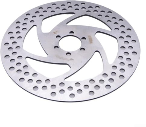 Yuanpgky Frein à disque pour vélo électrique, 3 mm d'épaisseur, 180/203 mm, 6 trous, compatible avec scooter électrique et moto électrique, plaque de frein en acier pour (203 mm 3,0 mm)