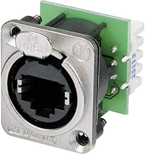 Neutrik etherCON Cat.5e RJ45-Steckverbinder Buchse, 1-Port 8-polig, Kabelmontage