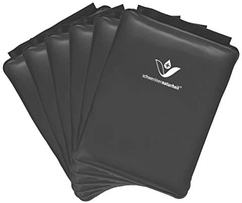 schwerinernaturheil Edel Deluxe Lot de 6 coussins chauffants avec garnissage en tourbe naturelle Taille 1