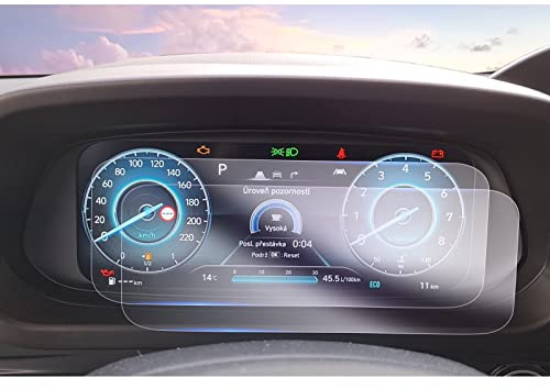 GAFAT Compatible avec Hyundai I20 N Line 2021-2025 2026 Films de Protection d'Écran pour Cockpit Virtuel, 10,25 i20 BC3 Accessoires Nano Film, Anti-chocs, 6H Anti-Rayures [2 PCS]