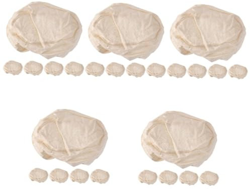 Ciieeo Lot De 5 Paniers À Au Levain Housses En Tissu Respirant Paniers À Pour La Cuisson À Domicile 5 Pièces X 5