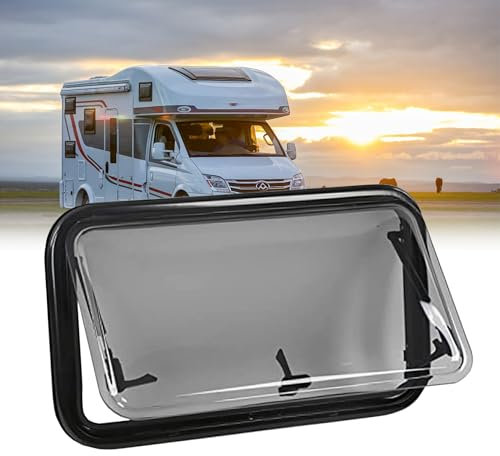 ELIKBH Finestra per Camping Finestra da Tetto per Furgone Tenda Parasole per Camping Finestra Esterna Caravan Parasole per casa Roulotte Casa Mobile e Furgone (Size : 550 * 500mm)