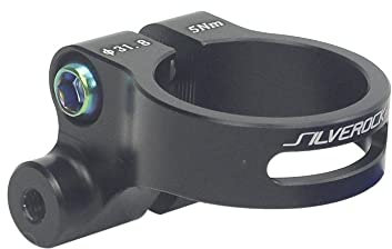 CaFfen Sattelklemme Mountain Road Bike Sattelstützenklemmen 34,9 mm for 31,6 mm 31,8 mm Legierung Sattelstütze Sattelklemme Fahrradteile Sattelkloben(Größe:1pc 31.8mm)