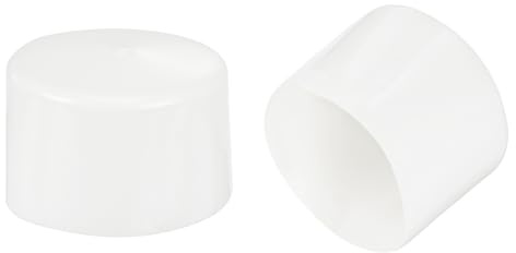 QUARKZMAN 5 Stück Gummikappen 80mm Stuhlbeinkappen Runde Schutzkappen Gummi Endkappen Möbelgleiter Fußkappen Endspitze Schutzabdeckungen für Rohre Zäune Pfosten Möbel Geländer, Weiß