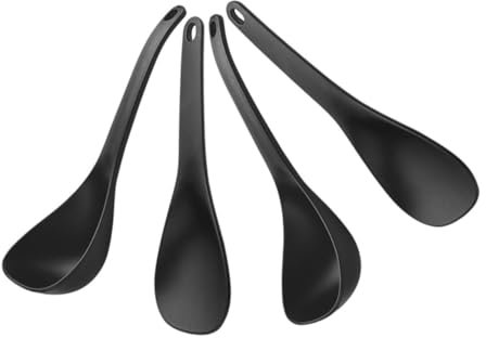 ABOOFAN 2juegos Cucharas De Cocina Antiadherentes Paleta De Arroz y Cucharón Sopero Resistentes Al Calor Para Servir Sopa Arroz y Ramen Cocina