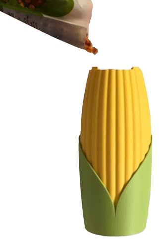 Eoixuqba Distributeur de noix, distributeur de collations portable en forme de maïs | Récipient réutilisable pour salle à manger, maison, famille, cuisine, salle de classe, voyage, bureau