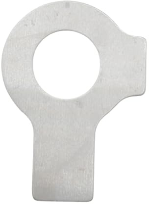 IBRIQO® Arandela De Seguridad DIN 463 Con Lengüeta — Bloqueo De Tuercas Y Ejes En Maquinaria — Acero Zincado | M8 · M10 · M16 · M20 · M30 | Tab Washer - Doble Ala/Solapa (M10, 10, unidad)