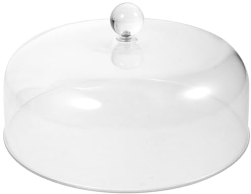 Genérico Cubierta para Pastel Acrílica Transparente 23 CM, Campana de Exhibición Tapa Antipolvo para Uso Hogar y Celebraciones