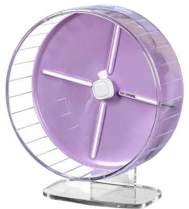 Tyst hamsterhjul tyst spinner löparhjul justerbart stativ | No Bend Back Spinner springer för Gerbils möss små djur iller ekorre socker glidare hem inomhus utomhus sovrum