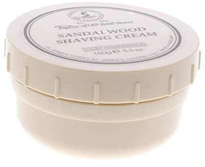 Taylor of Old Bond Street Sandalwood Shaving Cream , 5.3 oz, 2 Pack