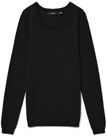 Vero Moda Vmcare Structure Ls O-neck Blou Ga Noos, Maglione Donna, Rosso, S