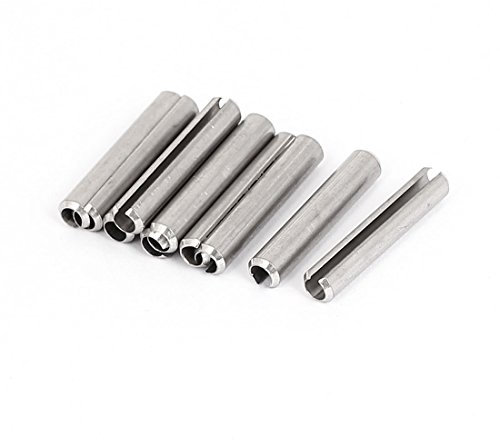 sourcing map 10Stk. M5x30mm 304 Edelstahl Hohlsplinte Spannhülsen Spannstifte Befestiger de