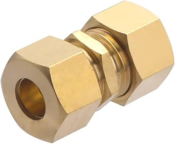 Racor bicono reducido Ø18-16 en latón bruto | Conexión resistente y duradera | Ideal para sistemas de fontanería, calefacción y agua potable | Fácil de instalar y ajustar | QUICK PLOMBERIE