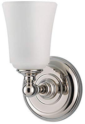 Licht-Erlebnisse Elegante Badezimmer Leuchte YSABELLA inkl. LED Leuchtmittel IP44 in Chrom Wandlampe Bad Spiegel