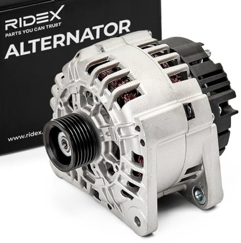 RIDEX 4G0437 Lichtmaschine 125A Generator LiMa 12V Alternator mit Mehrfachriemenscheibe Kompatibel mit RENAULT Clio 2 BB0/1/2, CB0/1/2 2310000Q0C 231004247R 2310000QBE