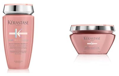 KÉRASTASE - Routine Chroma Absolu Pour Cheveux Colorés - Hydrate & Préserve la Couleur De L'Affadissement - Acides Aminés & Centella Asiatica - Sans Sulfates