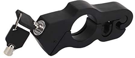 Motorrad-Griff-Lenkerschloss, Anti-Diebstahl-Bremshebel-Verriegelungsvorrichtung Für Lenker Und Gas,Motorrad Bremsschloss Diebstahlschutz CNC Aluminium Lenker Schloss